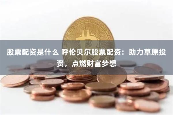 股票配资是什么 呼伦贝尔股票配资：助力草原投资，点燃财富梦想