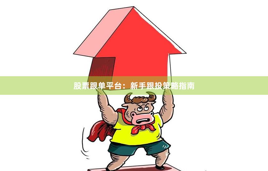 股票跟单平台：新手跟投策略指南